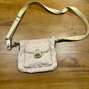 Light pink coach purse